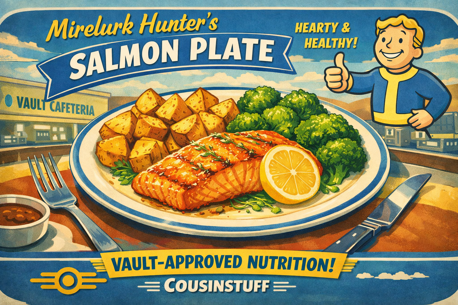 Mirelurk Hunter’s Salmon Plate (Vault-Safe Edition) image